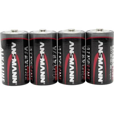 Baby (C)-baterija alkalno-manganova Ansmann LR14 Red-Line 1.5 V 4 kosi