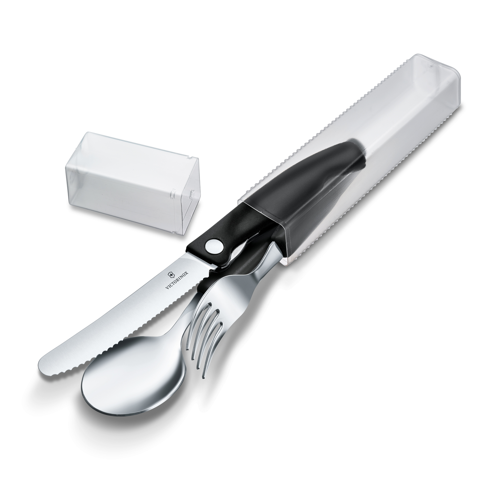 Victorinox Swiss Classic 3 darabos utazó evőeszköz készlet - Fekete/Inox (V-6.71 92.F3)