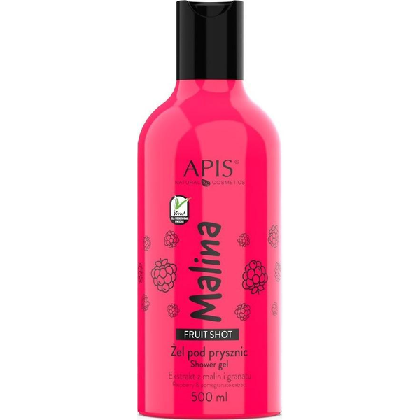 Apis APIS_Fruit Shot Shower Gel żel pod prysznic Malina 500ml