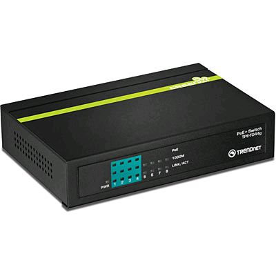 Суич Trendnet TPE-TG44g, 8 port Gigabit PoE+