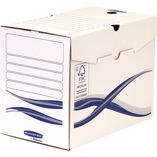 Fellowes Bankers Box Basic archiváló doboz A4, 200mm, 10db (4460403) (Fellowes4460403)