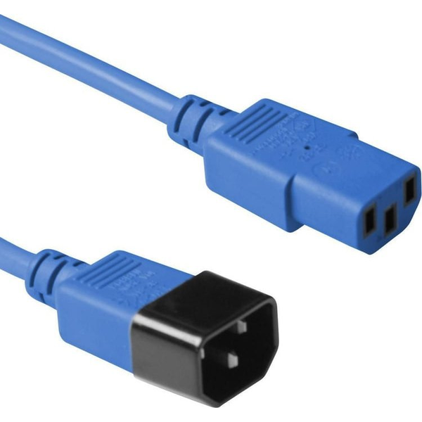Microconnect PE1413B18 cavo di alimentazione Blu 1,8 m Accoppiatore C13 Accoppiatore C14