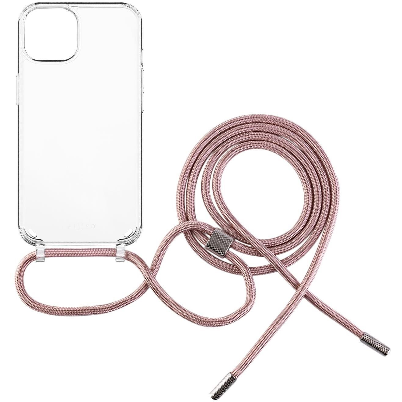 FIXED Pure Neck AntiUV Tok Apple iPhone 14 Plus rózsaszín nyakpántos tok (FIXPUN-929-PI)