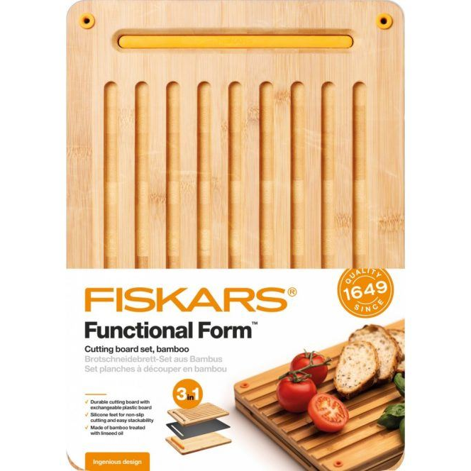 Fiskars 1057550 Bambusz vágódeszka készlet (fis1057550)