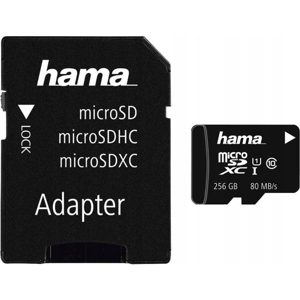 Hama 256GB MicroSDXC UHS-I Classe 10