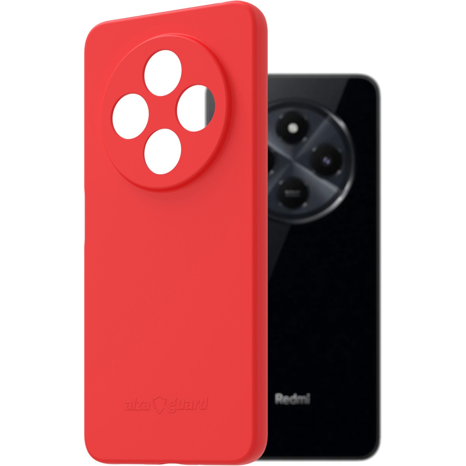 AlzaGuard Matte Case Xiaomi Redmi 14C / POCO C75 4G/ Redmi 14R 5G piros TPU tok (AGD-PCT446R)