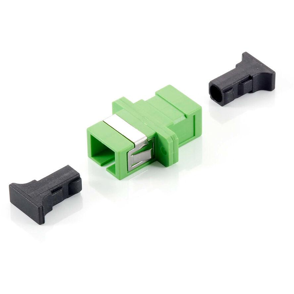 Equip 156144 fiber adapter SC/APC 12 stk Grøn