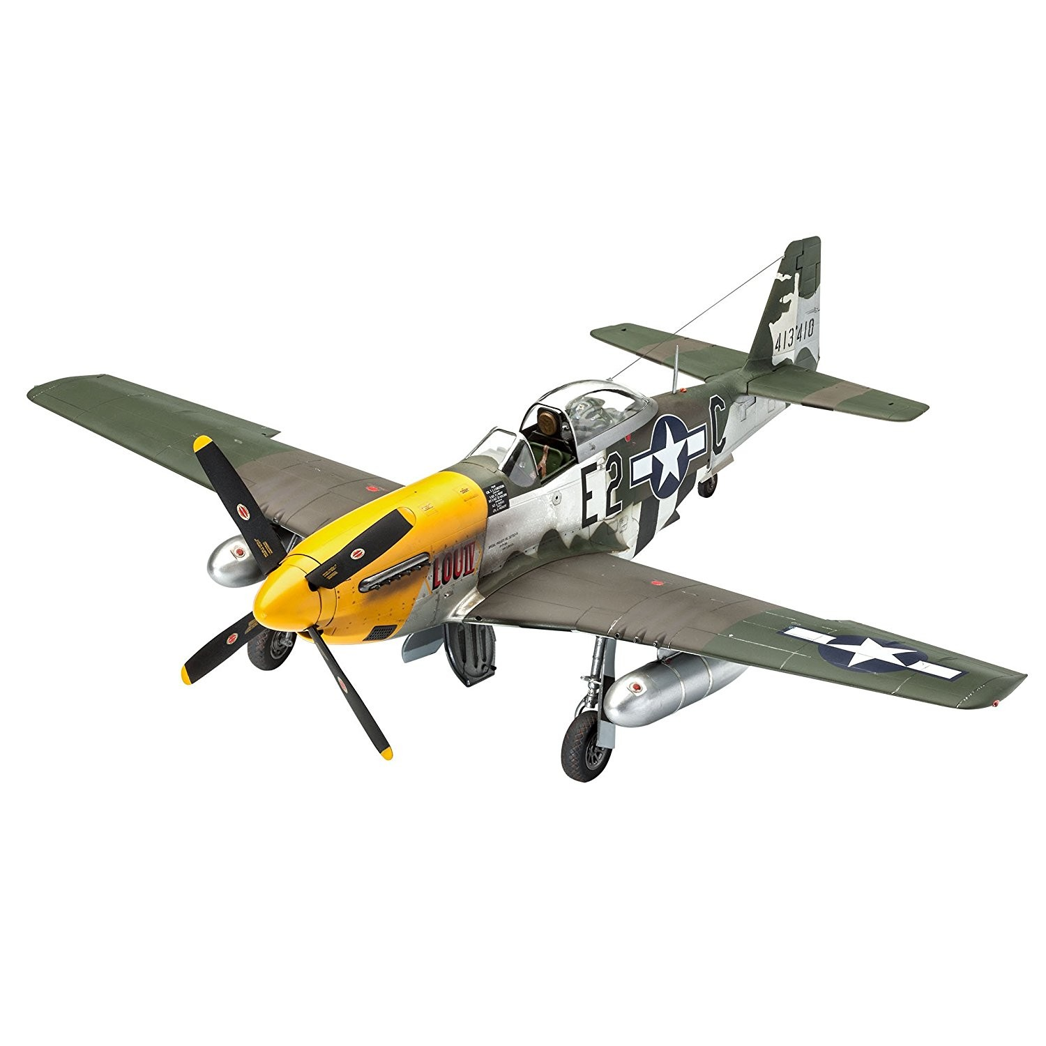 Revell P-51D-5NA Mustang repülőgép műanyag modell (1:32) (03944)