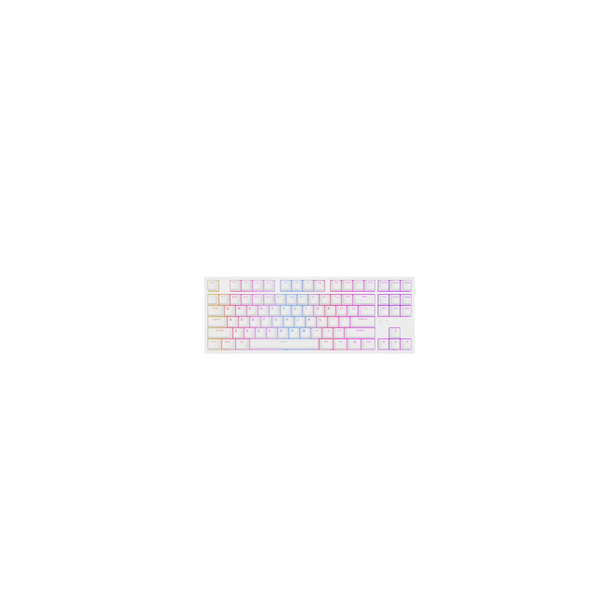 Mechanická klávesnice Genesis Thor 404 TKL White Gateron Yellow PRO Bílá