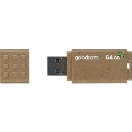 Goodram UME3 Eco Friendly USB флаш памет 64 GB USB Тип-A 3.2 Gen 1 (3.1 Gen 1) Кафяв