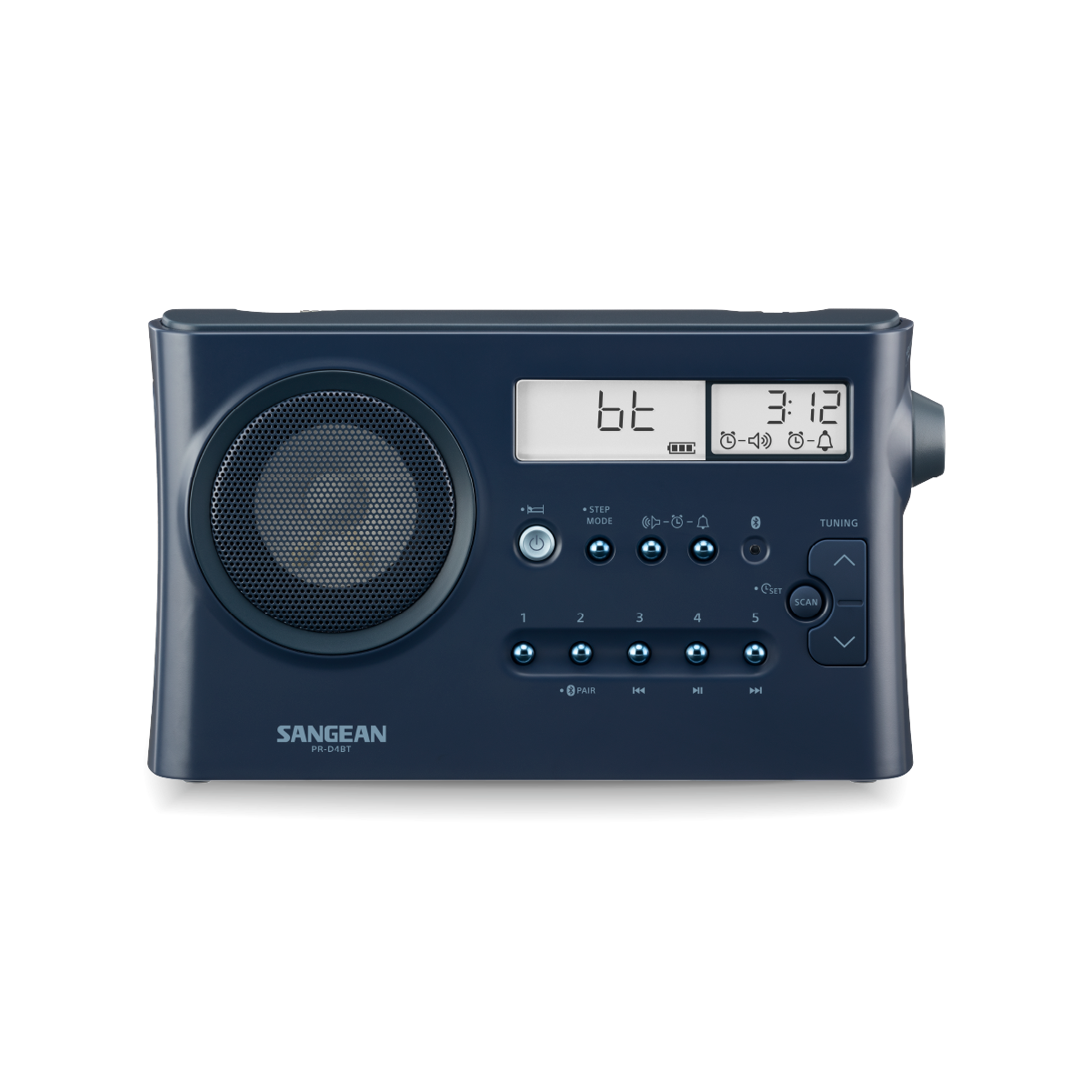 Sangean PR-D4BT Hordozható AM / FM Rádió - Kék (A500490)