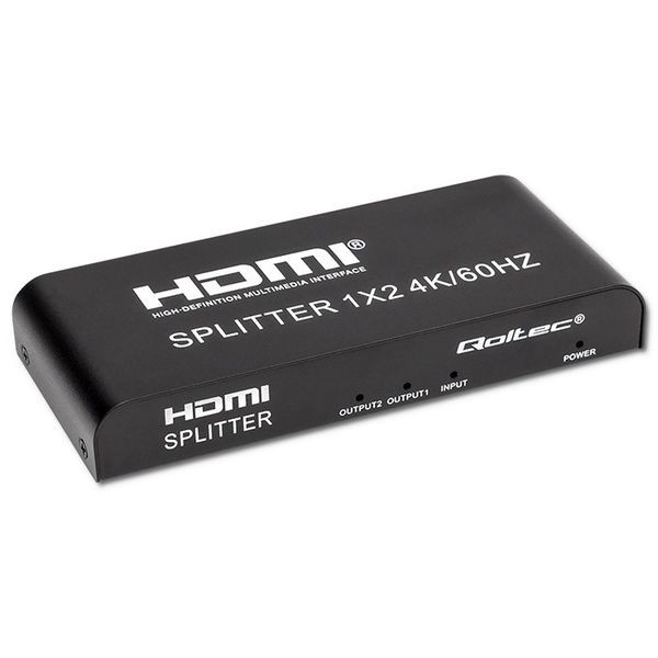 Qoltec 51797 HDMI Splitter (1 PC - 2 Kijelző)