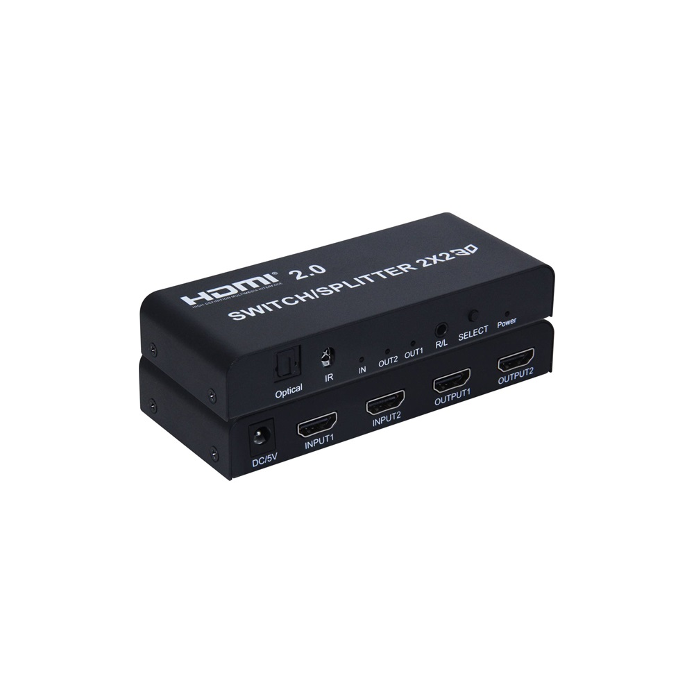 PremiumCord KHSWIT22 HDMI 2.0 Mátrix switch (KHSWIT22)