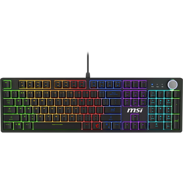 MSI FORGE GK320 RED tastiera Gaming USB Nero