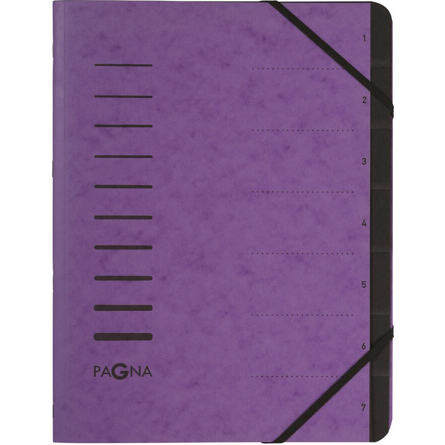 Pagna 7 A4 Gumis mappa - Lila (40058-10)