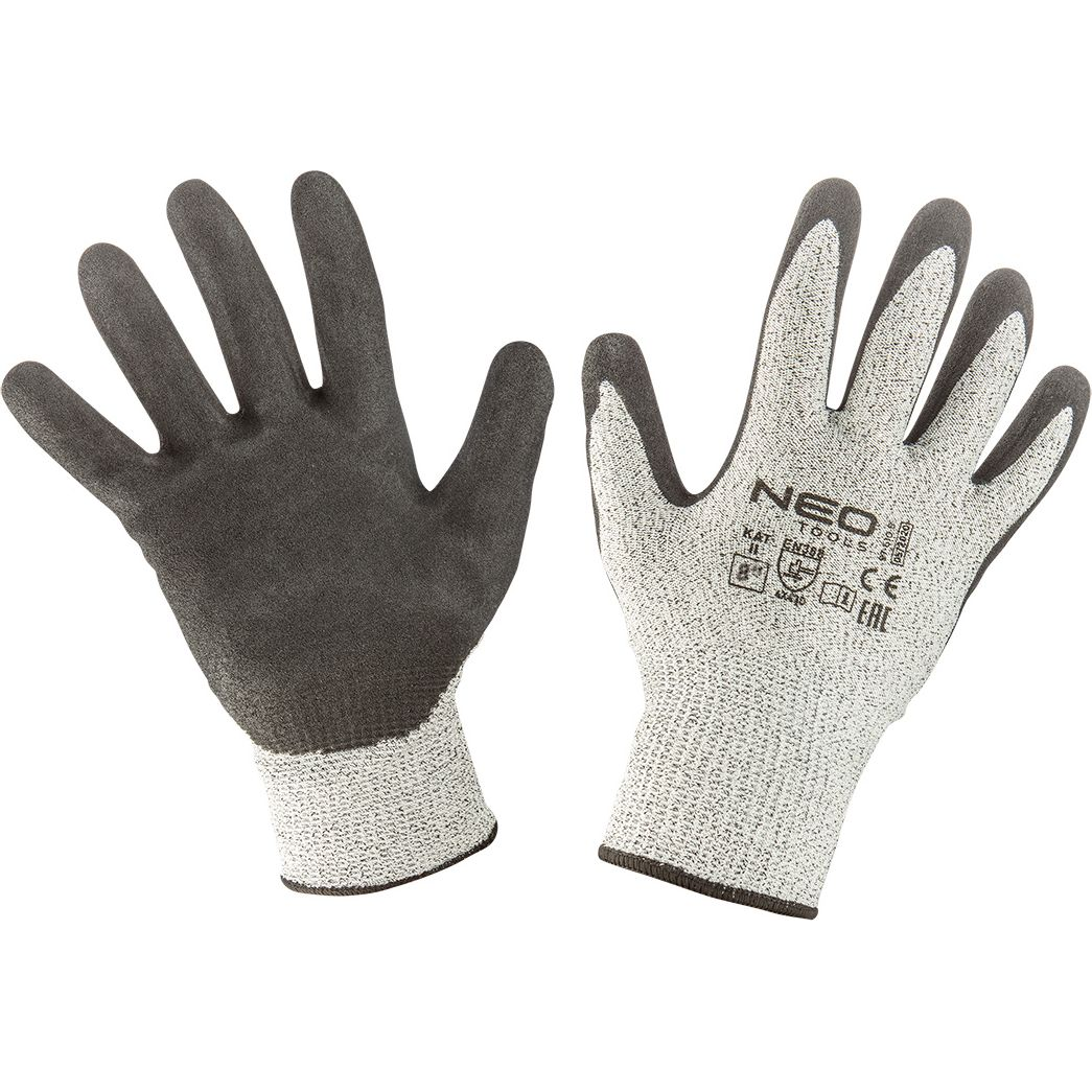NEO 97-610-8 Munkakesztyű, Vágásbiztos Kesztyű, Nitril Bevonattal, 4X43D, 8