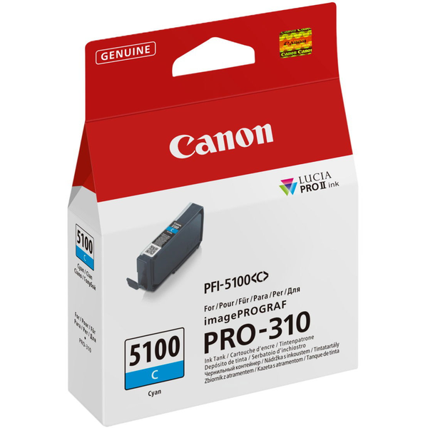 Canon PFI-5100 C cartouche d'encre 1 pièce(s) Original Cyan