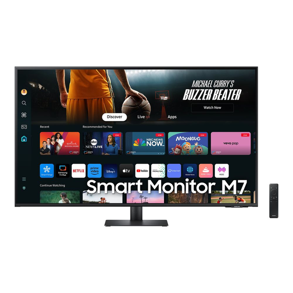 Samsung M70D 43" 4K UHD Smart Monitor, VA panel