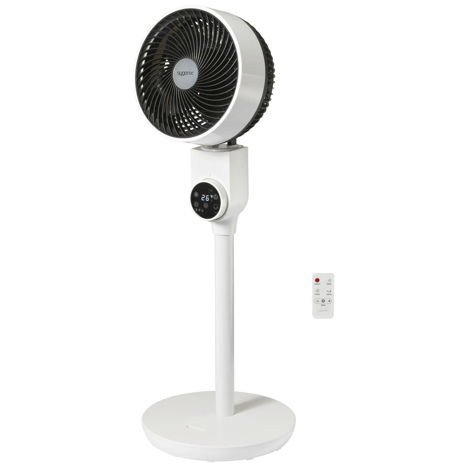 Sygonix ventilátor fehér-fekete (SY-5245868) (SY-5245868)