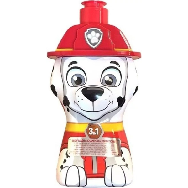 Nickelodeon Mancs őrjárat 3 az 1-ben sampon, tusfürdő és hab Marshall alakú flakonban 0,40L