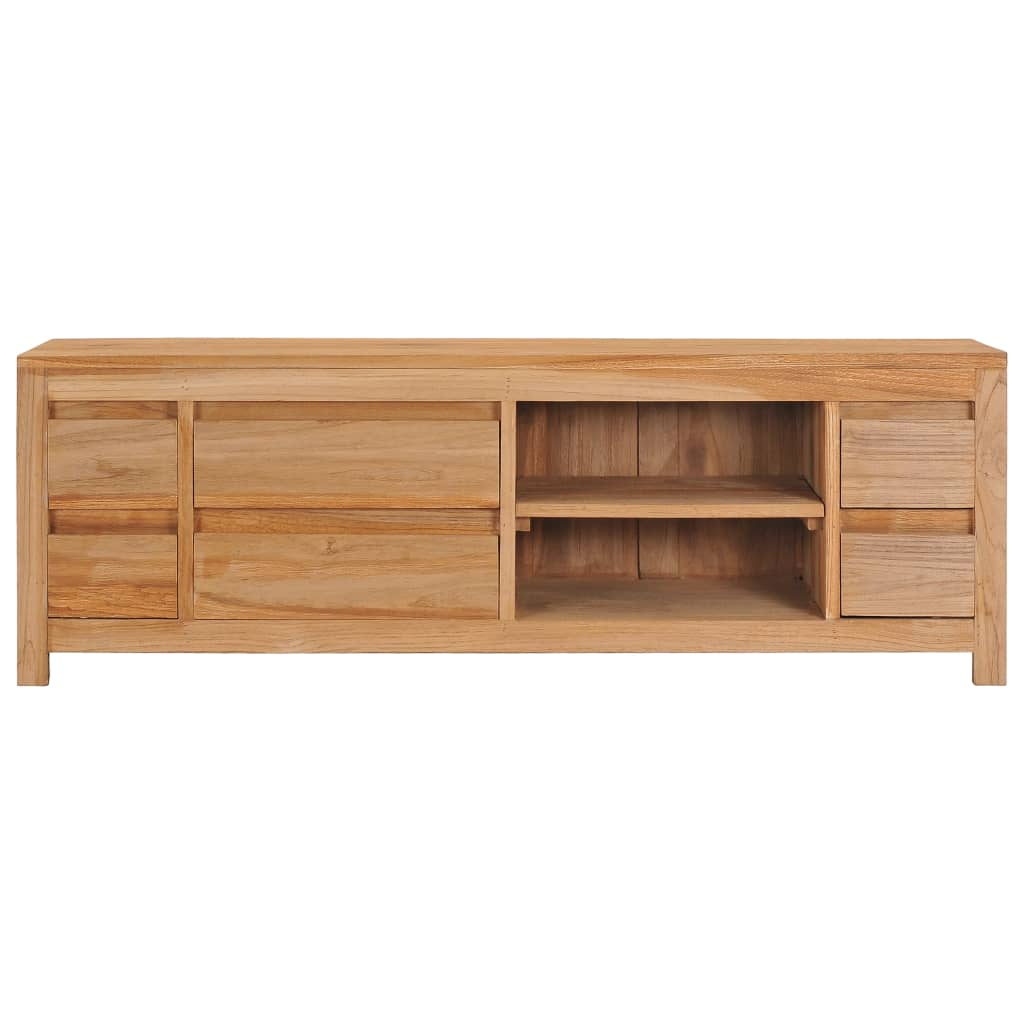tömör tíkfa TV-szekrény 120 x 30 x 40 cm (288899)