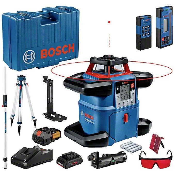 Bosch Professional GRL 600 CHV + BT 170 HD + GR 240 forgólézer (06159940P5) (06159940P5)