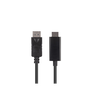 Lanberg CA-DPHD-11CC-0010-BK DisplayPort 1.1 - HDMI 1.4 Kábel 1m - Fekete