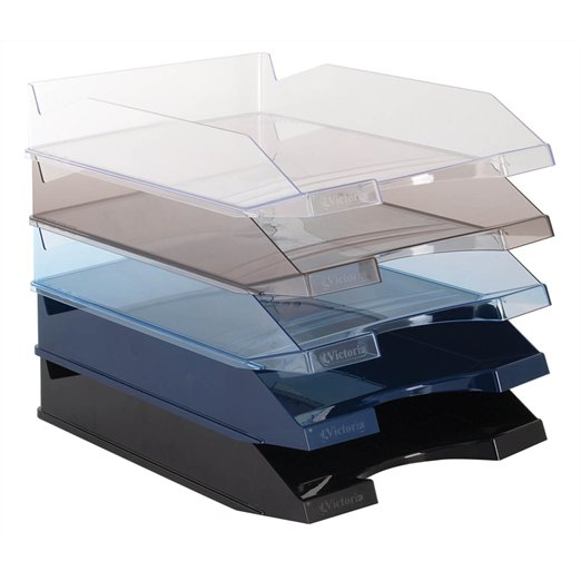 Victoria Irattálca műanyag - Áttetsző füstszínű (IDTAF)