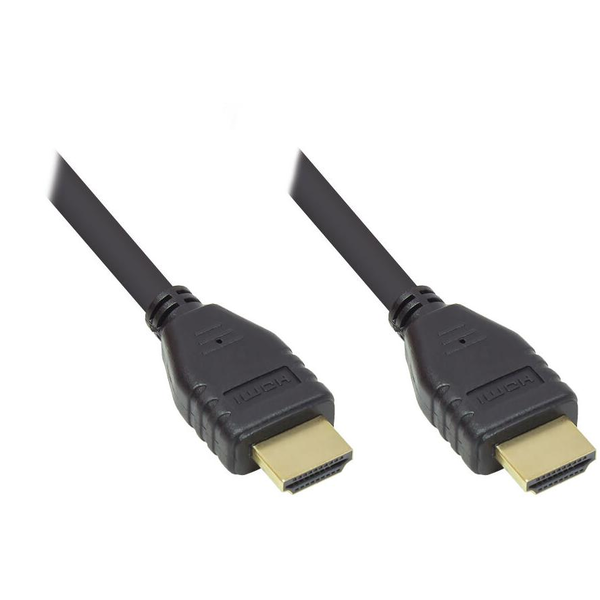 Good Connections Kabel HDMI 2.0b, 4K / UHD @60Hz schw. 0,5m
