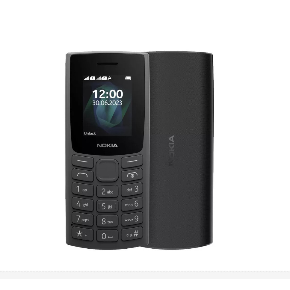 Nokia 105 4G (2023) Dual SIM Mobiltelefon - Fekete (1GF018UPA1L08)