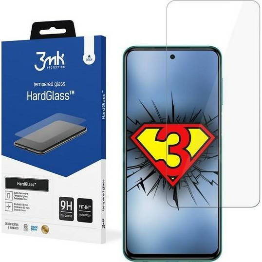 3mk HardGlass edzett üvegfólia 9H Xiaomi Redmi Note 9s/9 Pro/9 Pro Max