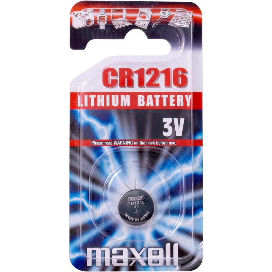 Maxell Batterie Knopfzelle CR1216 3V 25mAh Lithium 1St. (11238800) (11238800)