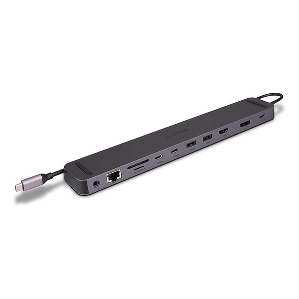 Lindy 43392 laptop dock & poortreplicator Docking USB 3.2 Gen 1 (3.1 Gen 1) Type-C Antraciet