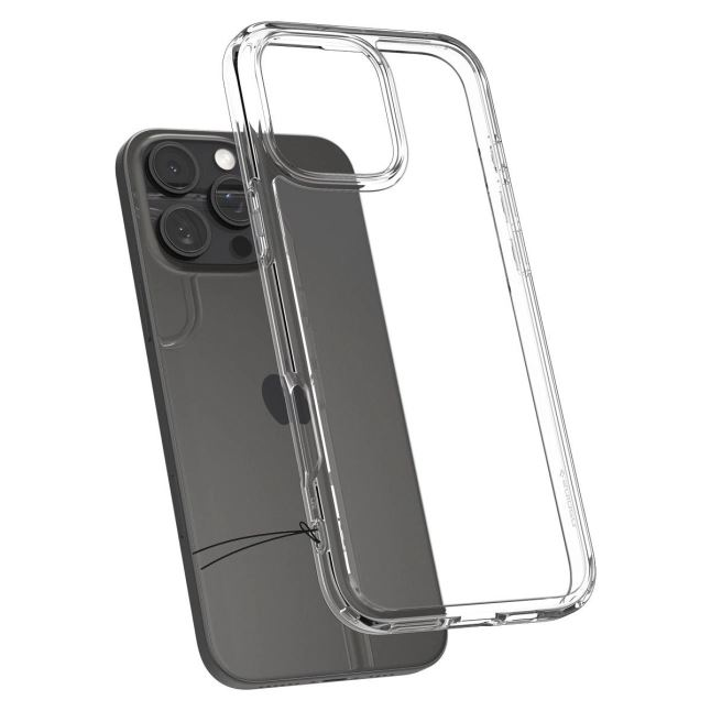 Spigen Crystal Hybrid iPhone 16 Pro tok átlátszó (ACS08161) (ACS08161)