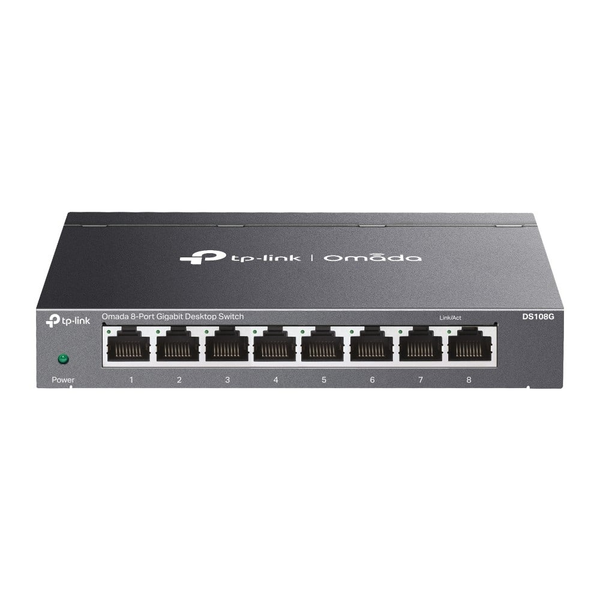 TP-Link Omada DS108G netværksswitch Ikke administreret Gigabit Ethernet (10/100/1000) Sort
