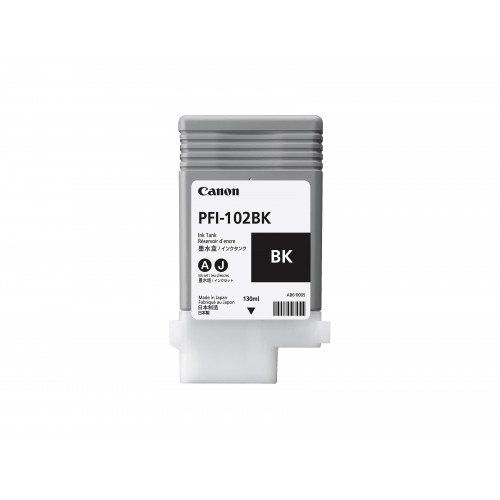 Canon PFI-102BK δοχείο μελάνης Πρωτότυπο Μαύρος (Μαύρο)