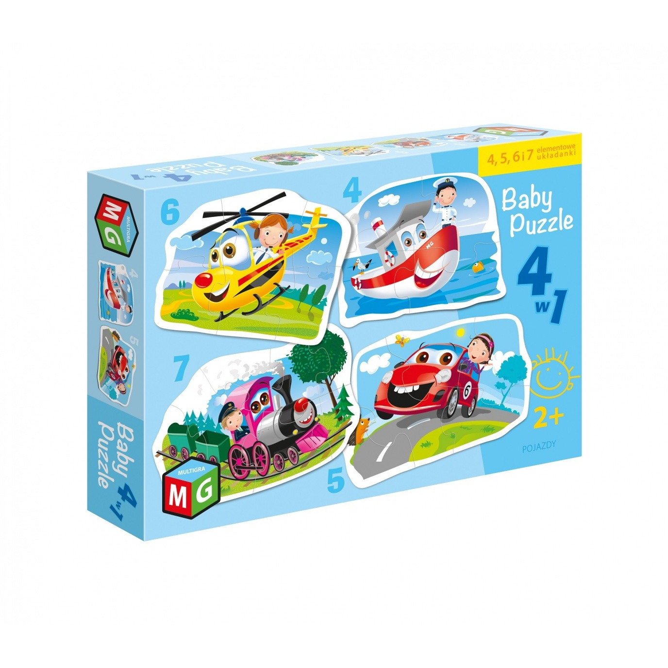Alexander Járművek 4 az 1-ben puzzle (05686)