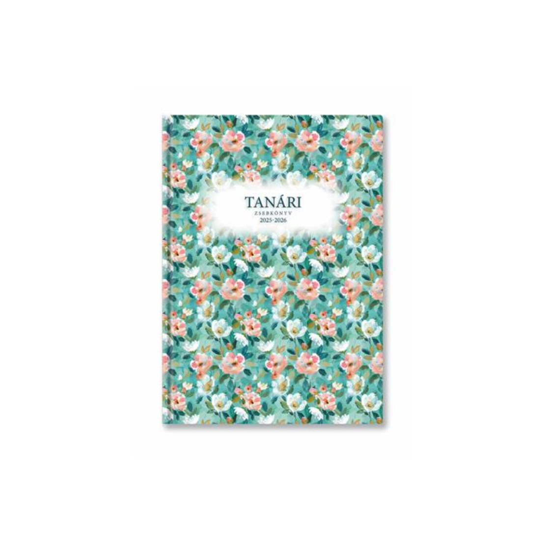 Toptimer Akvarell 2025/2026 tanév Tanári zsebkönyv - Kék virágos (26P200J-00D)