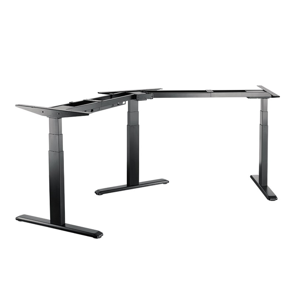 LogiLink EO0017 struttura verticale per scrivania Manuale 3 gamba/gambe Nero