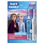 Oral-B D100 Kids Frozen + Vitality Pro D103 Elektroms fogkefe (2db)