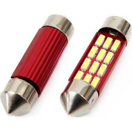  AMiO LED CANBUS 12SMD 4014 Festoon 36mm White 12V/24V