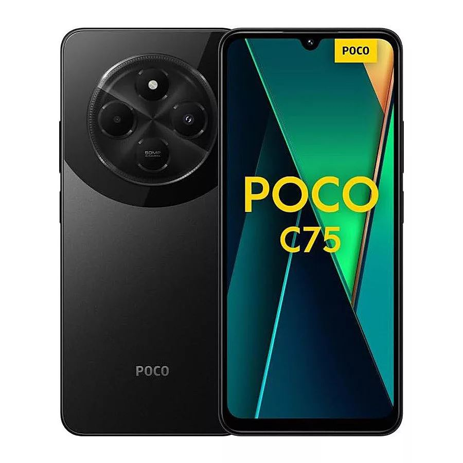 Xiaomi Poco C75 6/128GB Dual-Sim mobiltelefon fekete (Xiaomi Poco C75 6/128GB fekete)