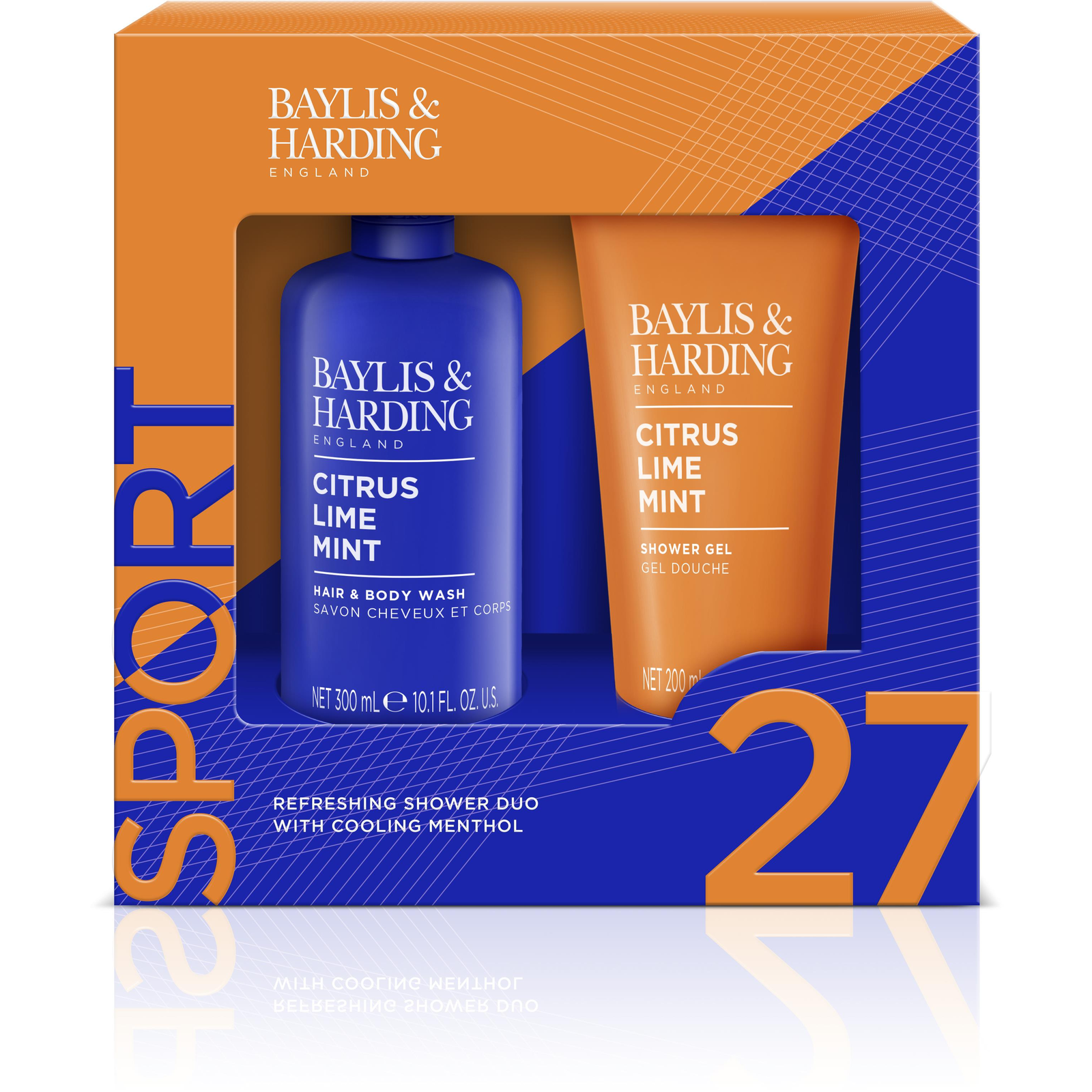 BAYLIS & HARDING test- és hajápoló ajándékcsomag, Citrus, Lime & Mint 500 ml (017854117150)