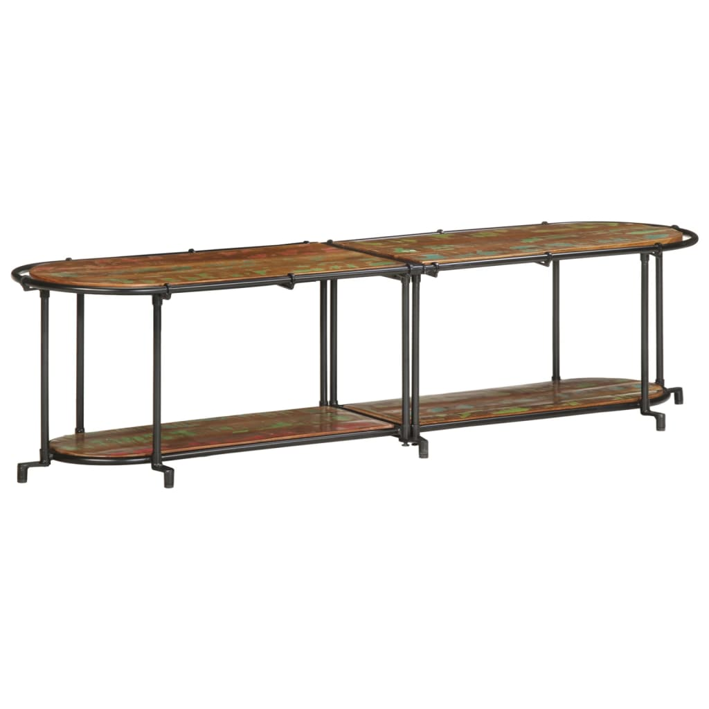 tömör újrahasznosított fa TV-szekrény 160 x 42 x 40 cm (4013493)