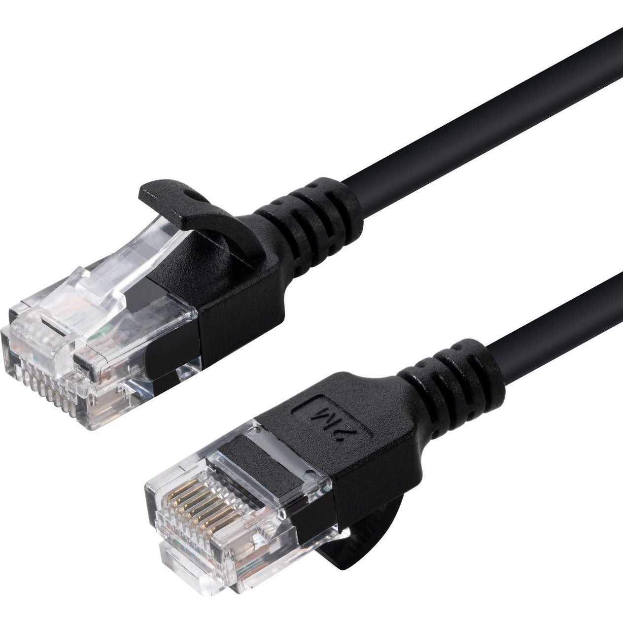 Microconnect V-UTP6015S-SLIM hálózati kábel (U/UTP CAT6 1.5M Black Slim)
