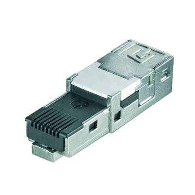 Weidmüller 1132020000 Érzékelő-/működtető összekötő, konfekcionálatlan RJ45 dugó betét 10 db (1132020000)
