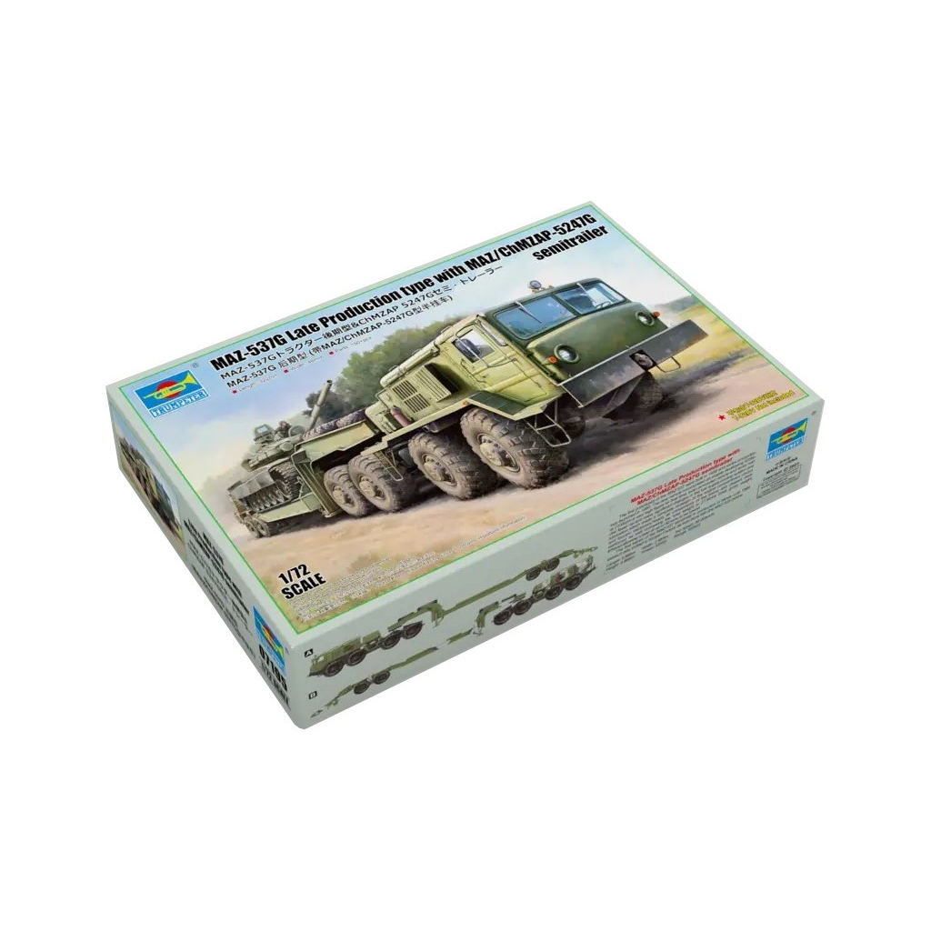 Trumpeter MAZ-537G MAZ/ChMZ páncélautó Műanyag makett 1:72 (07195)