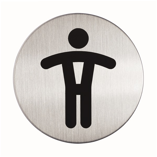 Durable Picto átm. 83 mm Férfi WC piktogram