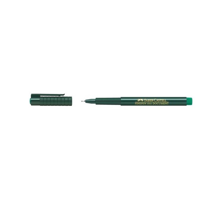 Faber-Castell Finepen 1511 0.4 mm Tűfilc - Zöld (263284)