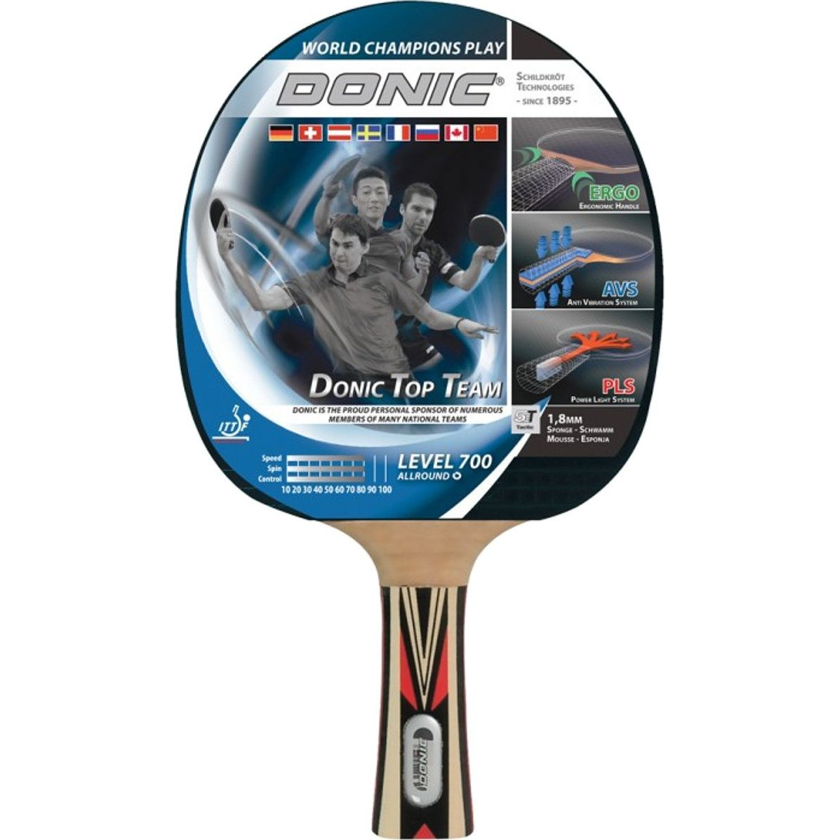 Donic Top Team 700 ping-pong ütő (286701-uniw)